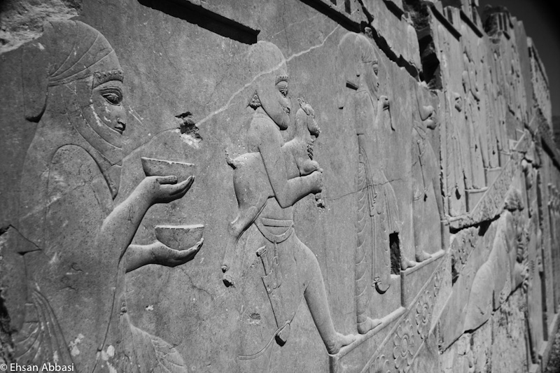 Detail of a relief at Persepolis