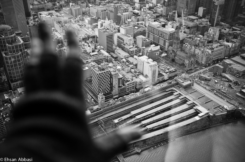 Melbourne view from Skydeck Tower